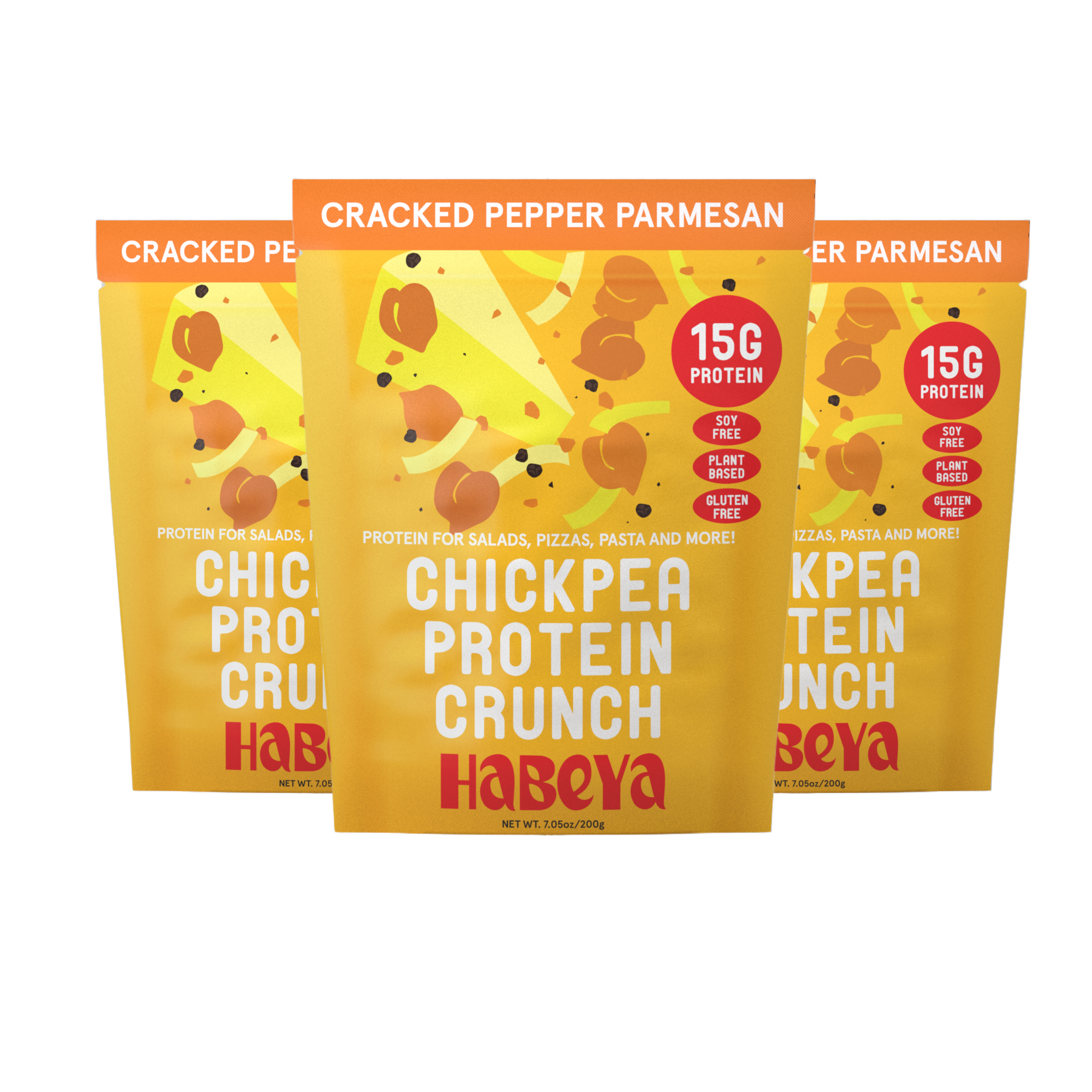 Cracked Pepper Parmesan Chickpea Protein Crunch (3 pack)